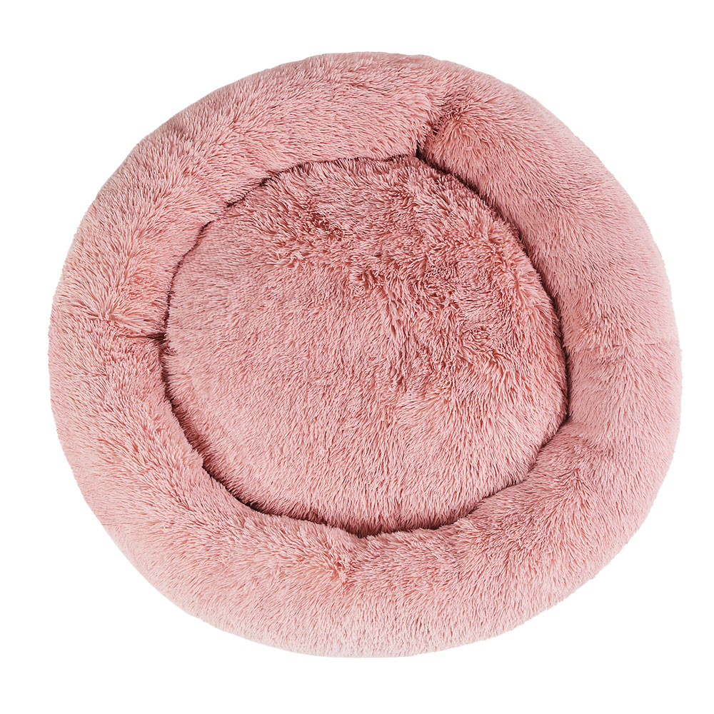 i.Pet Pet Bed Dog Cat 110cm Calming Extra Large Soft Plush Pink image 3