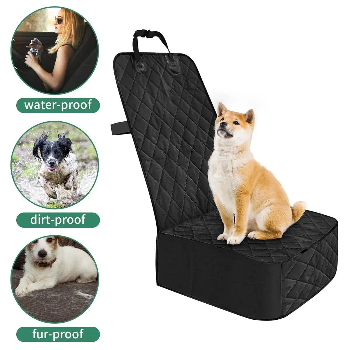 Pet Vehicle Seat Protector Waterproof Travel Cushion Mat for Dogs and Cats image 8