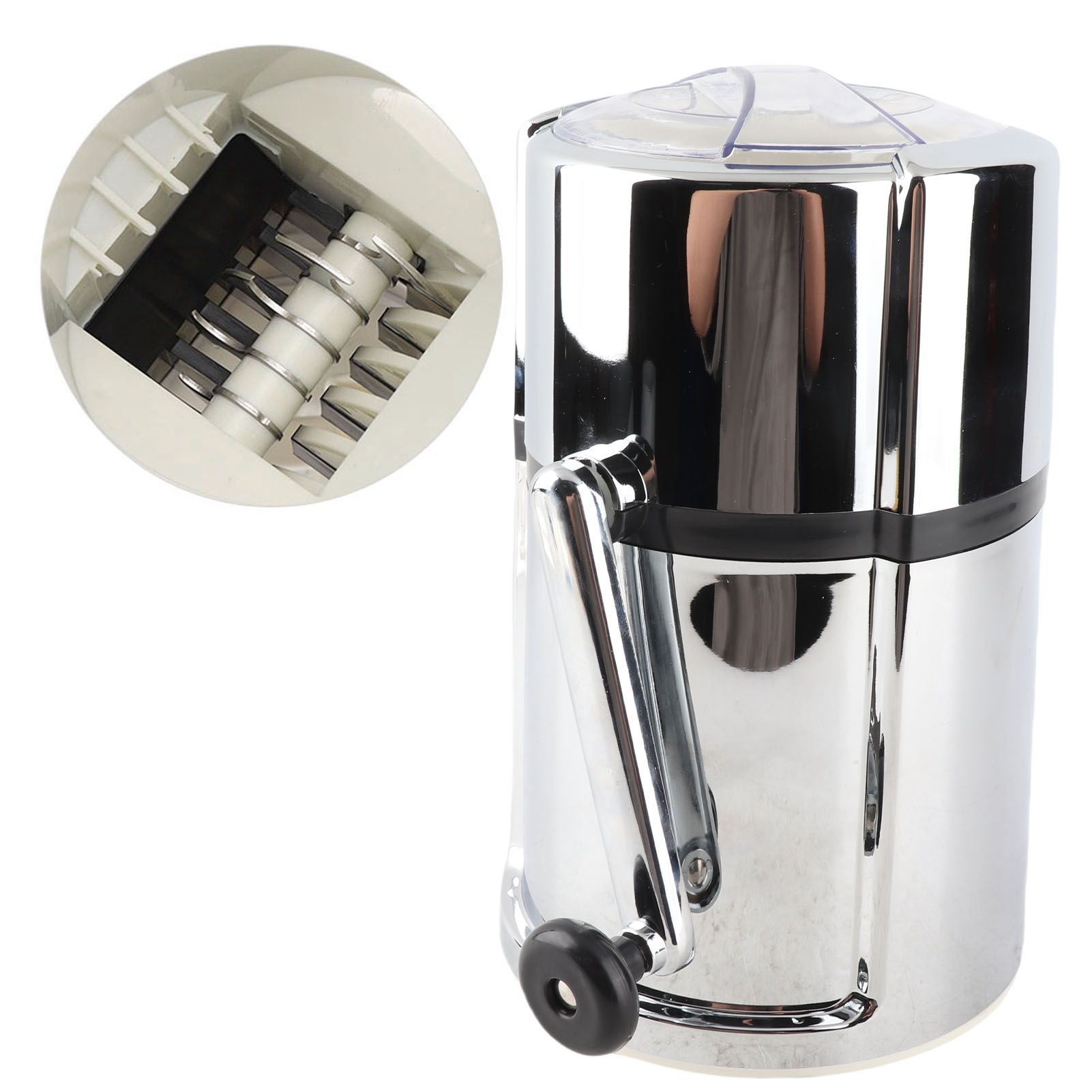 Manual Ice Crusher Commercial Household Portable Hand Crank Shaved Ice Crusher image 3