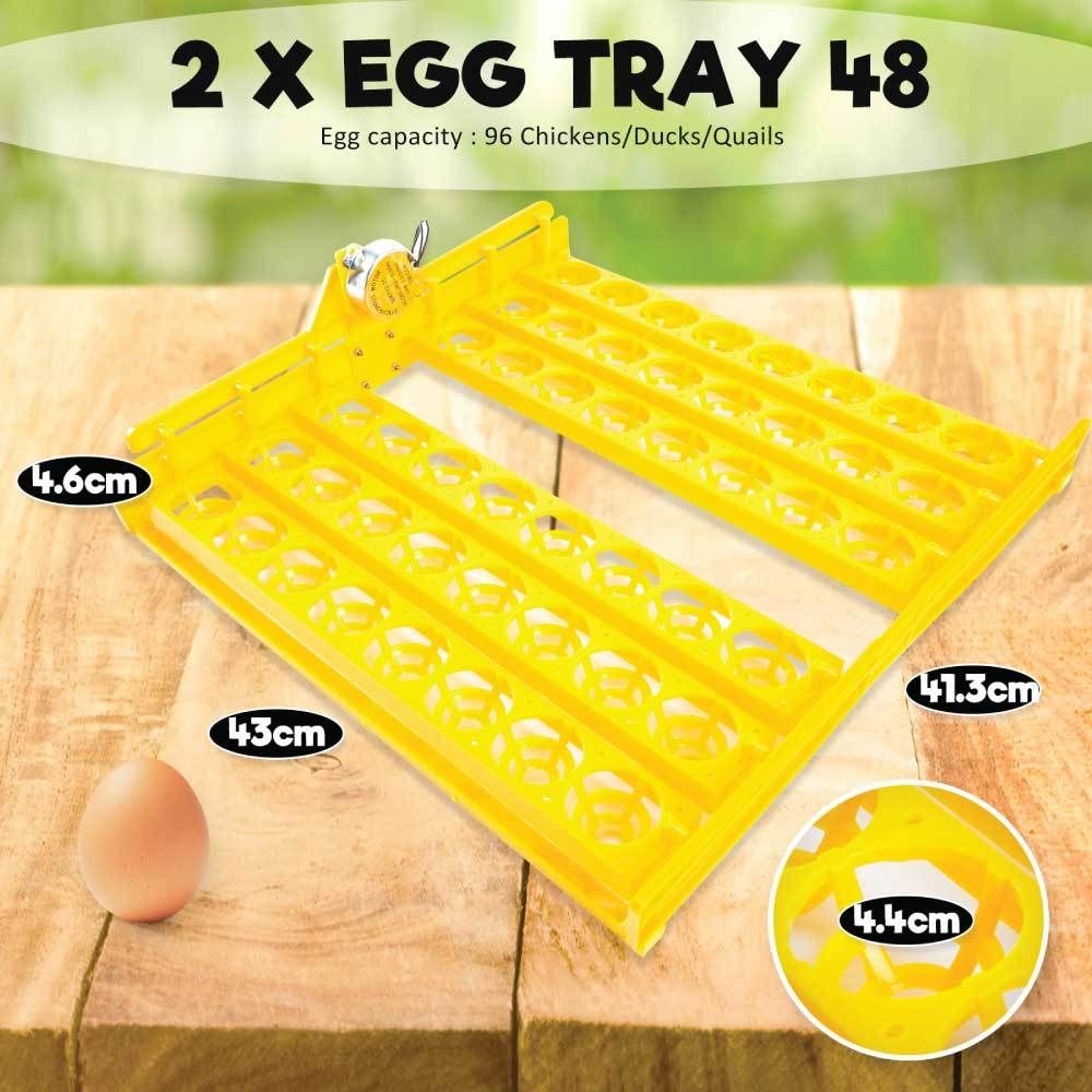Rooster Farms Electric 96 Egg Incubator + Accessories for Chicken Quail Duck image 8