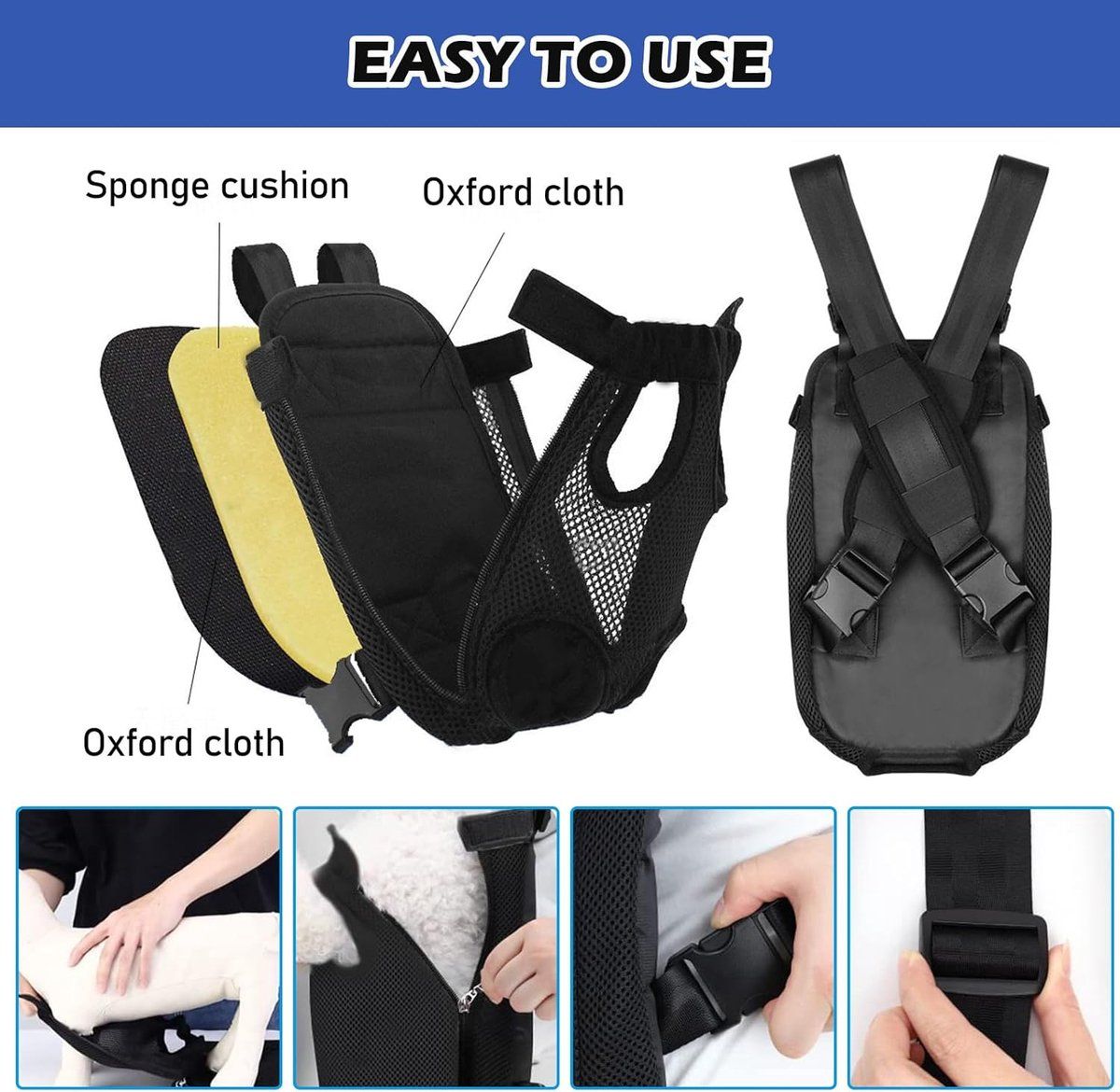 Pet Backpack Carrier, S image 6