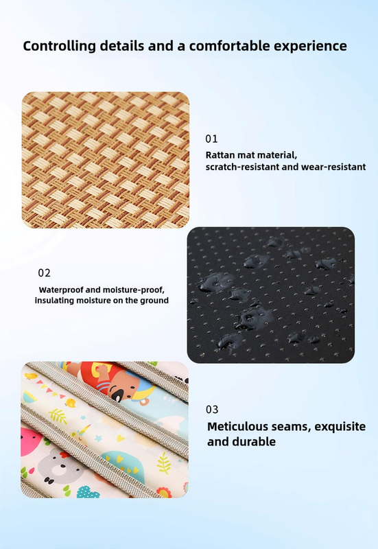 Size S Style 4 Blue And Brown Pet Cooling Mat for Dogs and Cats - Summer Breathable… image 5