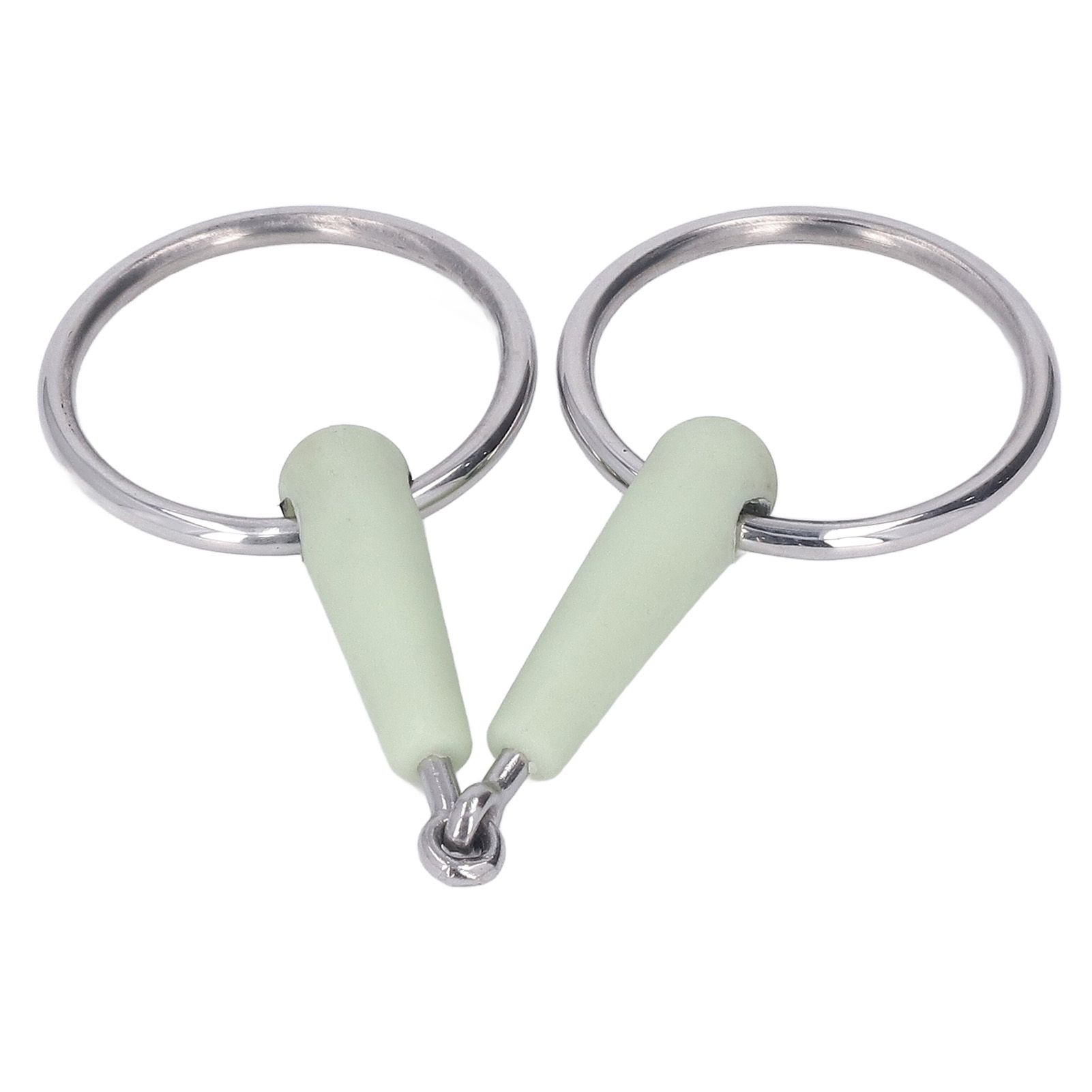 130mm Horse Mouth Snaffle with Chain Stainless Steel Horse Bit for Equestrian Training… image 9