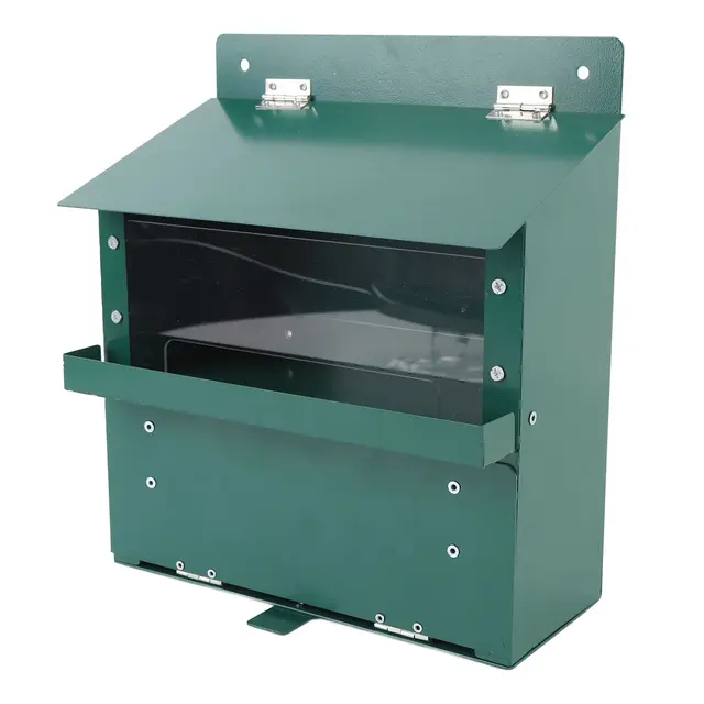 Metal Squirrel Feeder with Transparent Acrylic Plate Pet Picnic Table Assembled…
