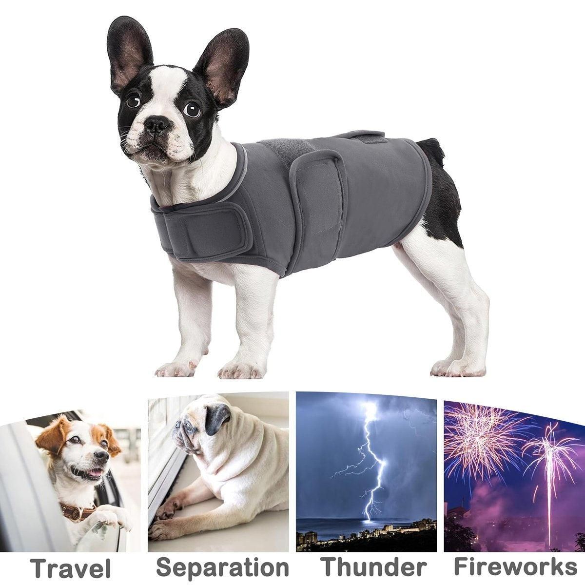 Pet Comfort Dog Relief Vest Jacket Soft Anxiety Coat for Small Medium Large Dogs - S image 8