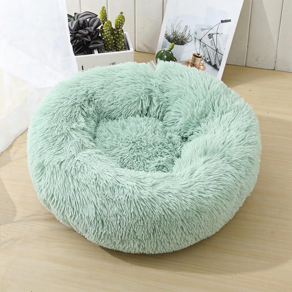 Big Feline & Medium Dog Sleep Ring 90cm Diameter in Fruit Green