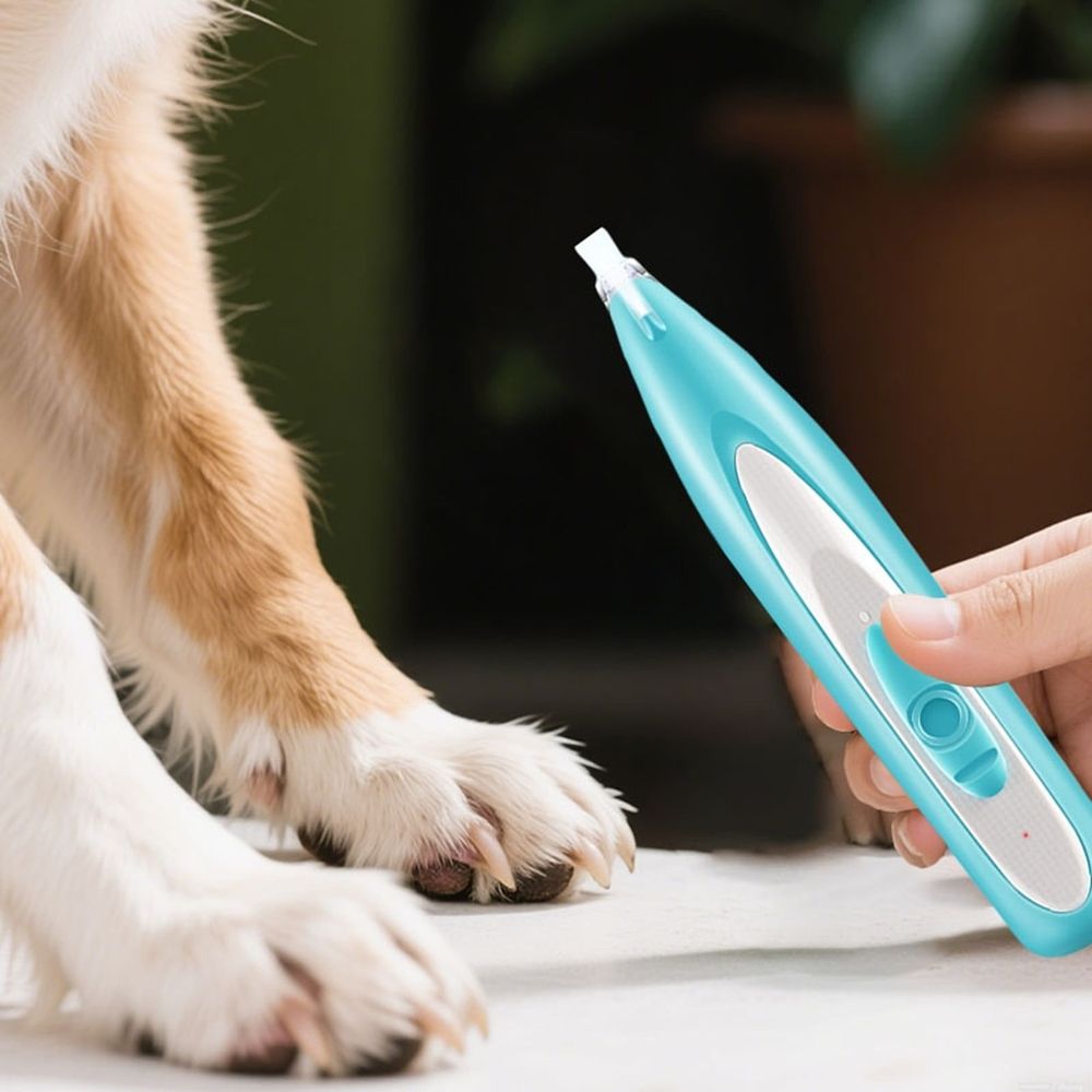 Dog Trimmer With LED Light Rechargeable Grooming Low Noise Pet Hair Shaver For Small… image 4