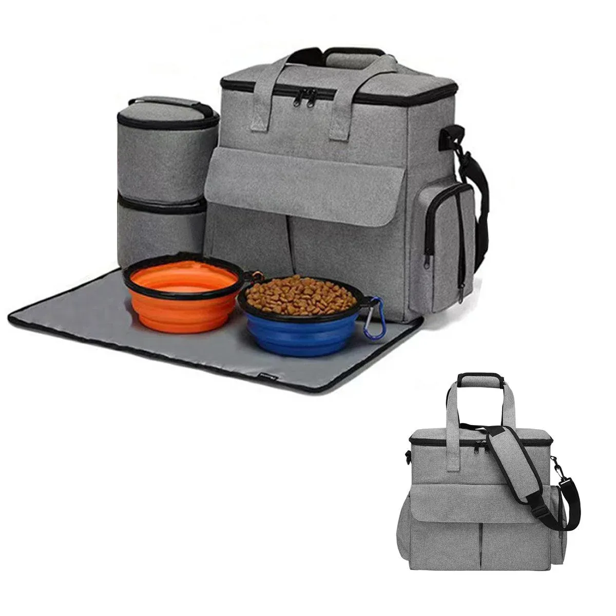 6PCS Pet Travel Outing Backpack Large Capacity Folding Storage Multifunctional image 13