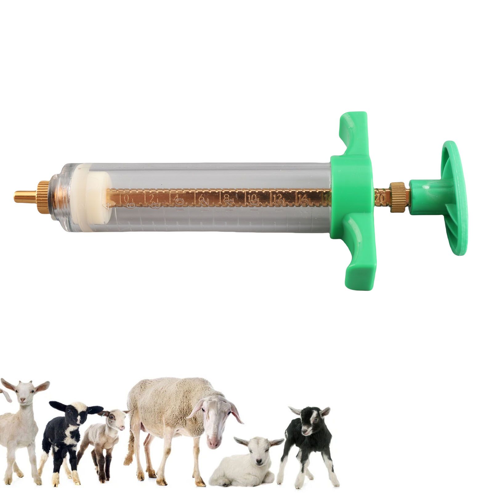 Veterinary Injection Syringe Livestock Farm Manual Injector for Pig Cattle Sheep Dog… image 12