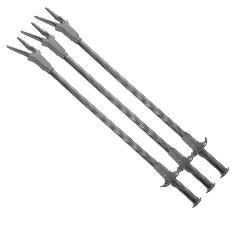 3Pcs Professional Aquarium Tongs Grey Long Handle for Fish Tank Cleaning with Aquatic… image 5