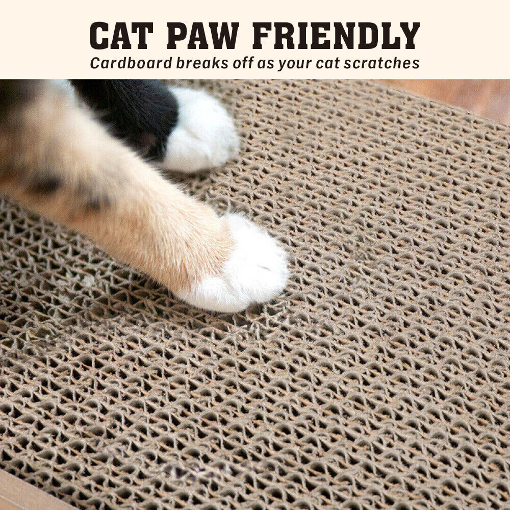 VaKa Cat Scratching Scratcher Board Cat Tree Pad Lounge Toy Corrugated Cardboard image 9