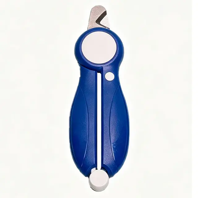 Dog Nail Clippers Pet Scissors Without File Dog scissors Quiet Blue