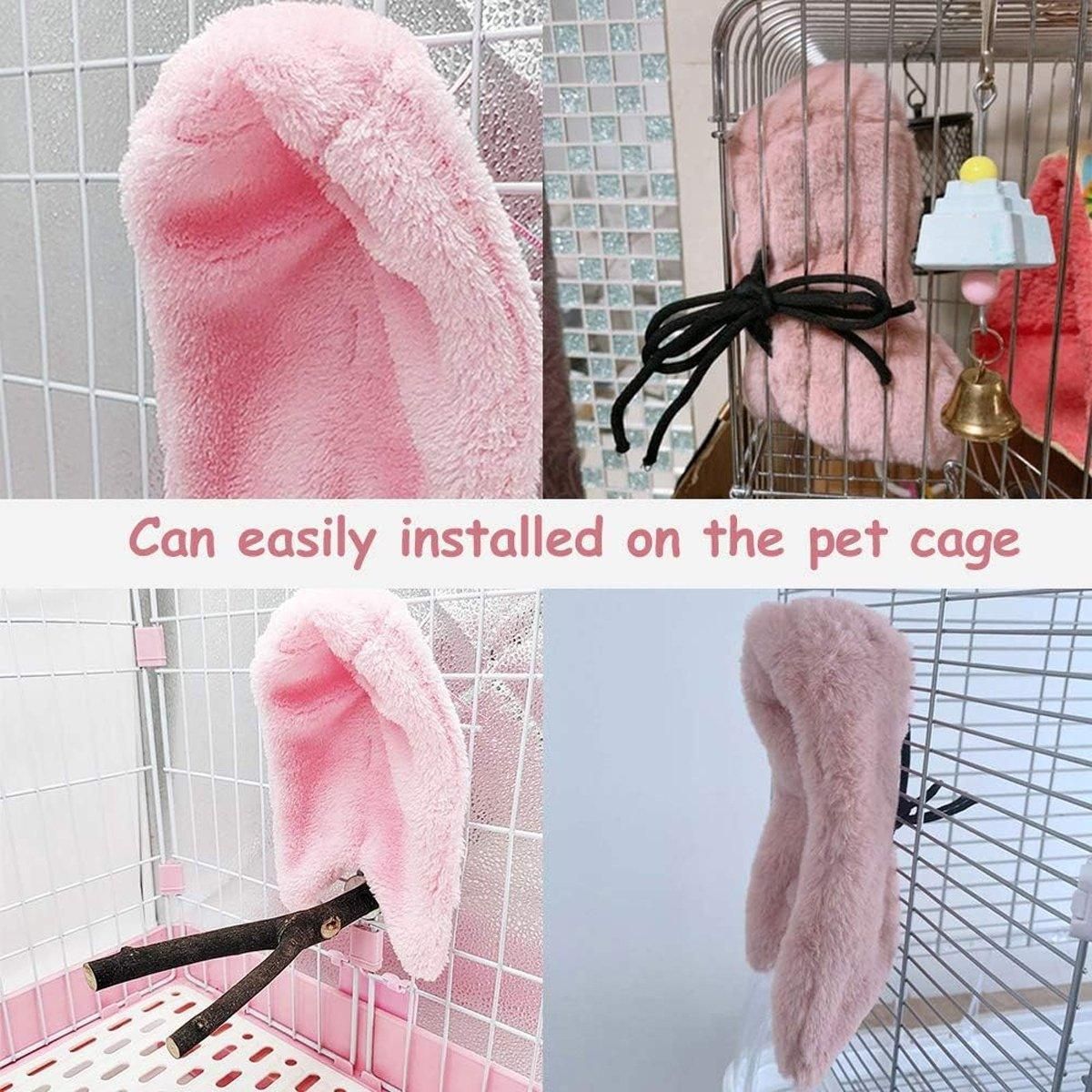 Cozy Bird Blanket Shawl Parrot Snuggle Cabin Plush Hanging Cotton Nest Bedding… image 6