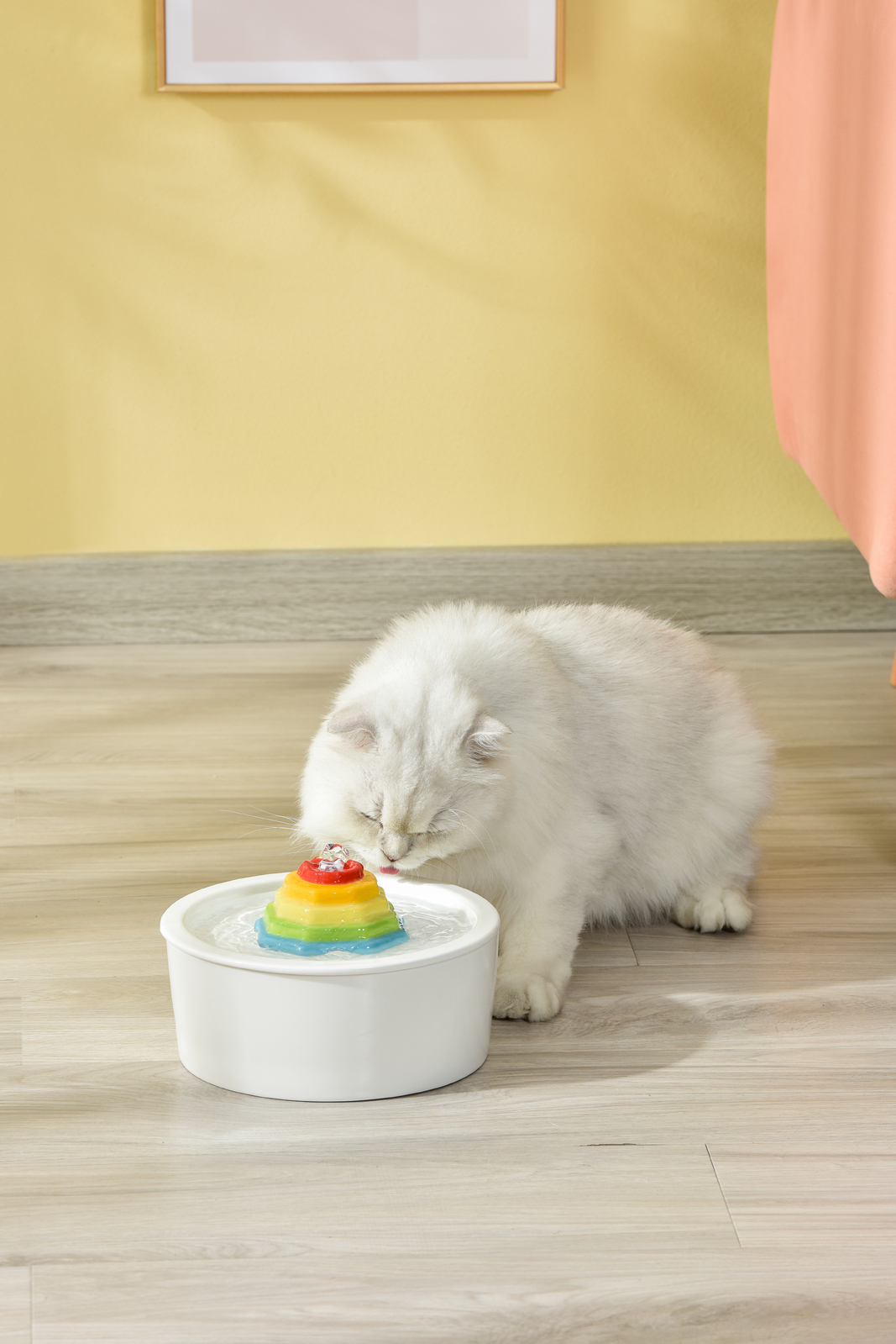 YES4PETS Ceramic Electric Pet Water Fountain Dog Cat Water Feeder Bowl Dispenser image 8