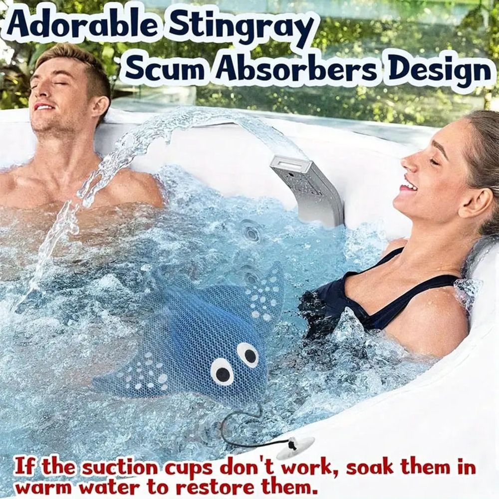 Swimming Pool Cleaning Sponge Oil Absorbent Hot Tub Scum Remover Devil Fish Design for… image 5