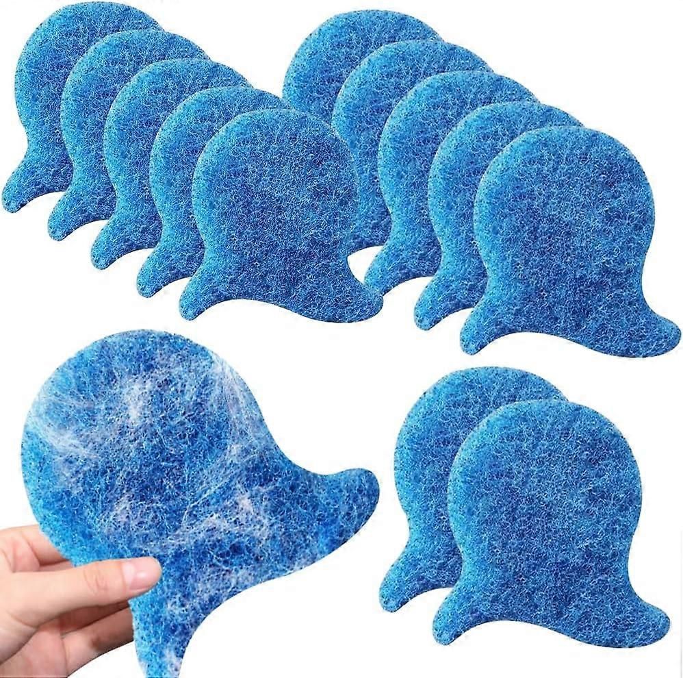 10 Pack Reusable Pet Hair Removers for Washing Machines, Blue
