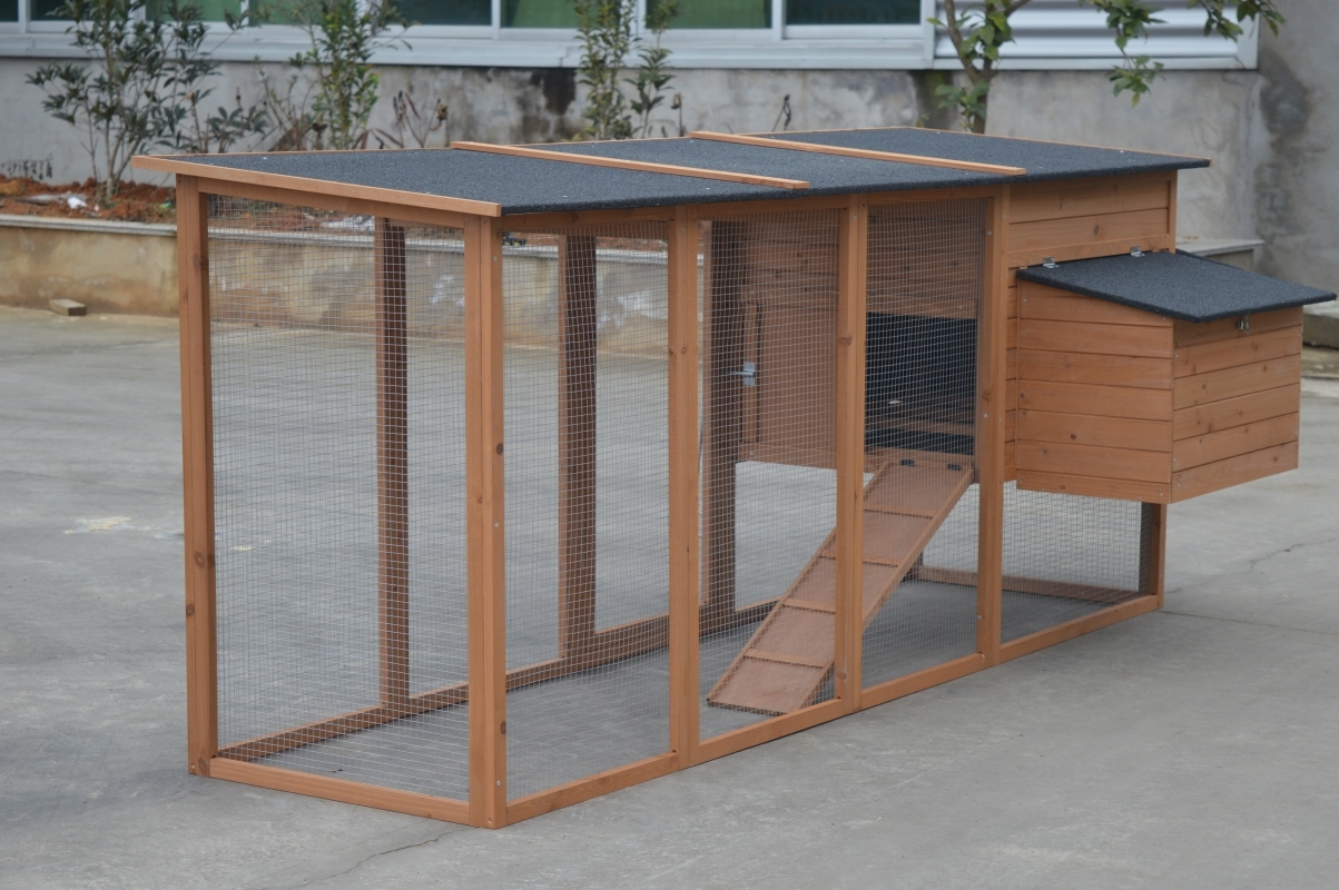 YES4PETS XXL 280cm Chicken Coop Guinea Pig Rabbit Hutch Ferret Cat Guinea Pig House image 7