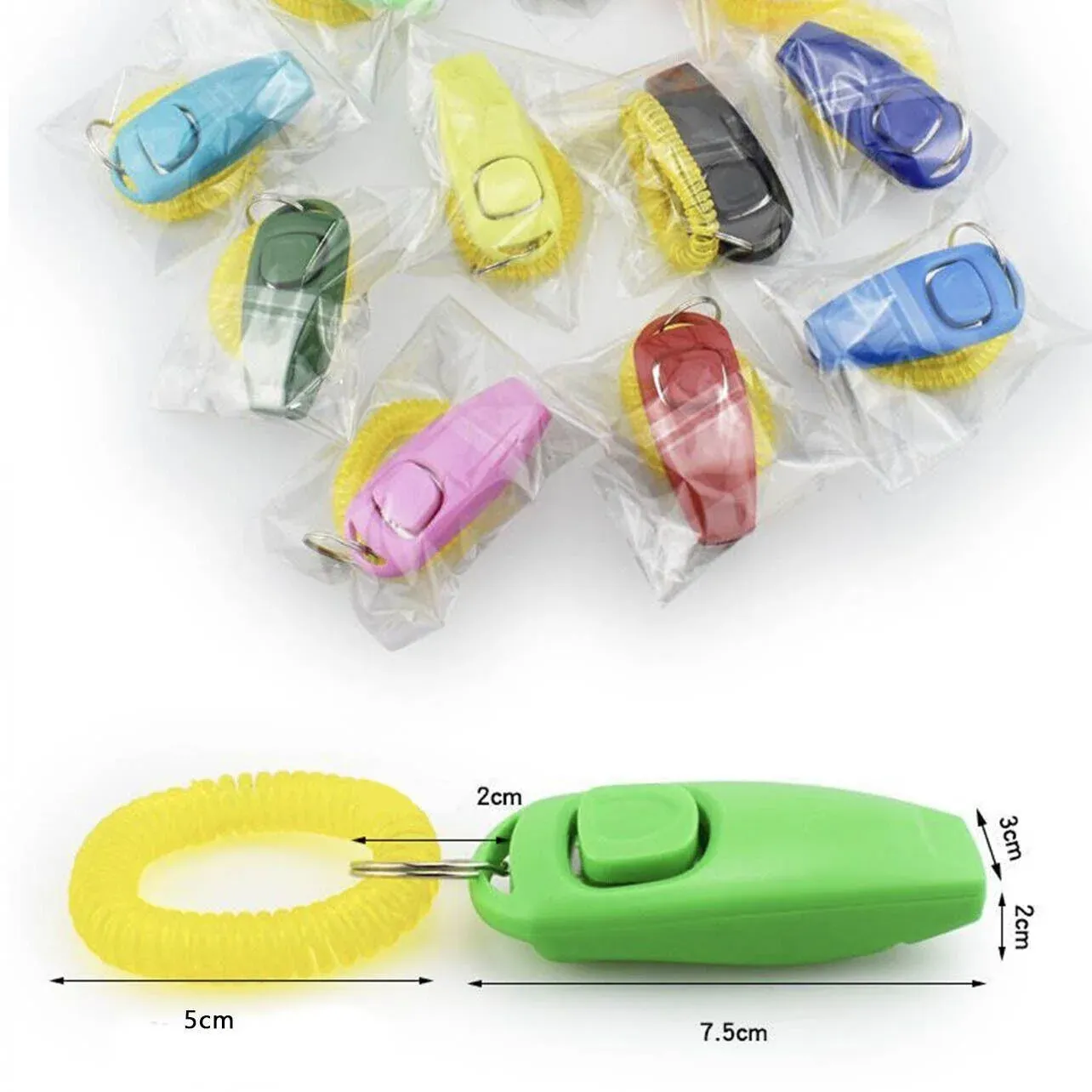 Dog Whistle and Clicker Set for Training Stop Barking Obedience Tool Combo - Emerald… image 4