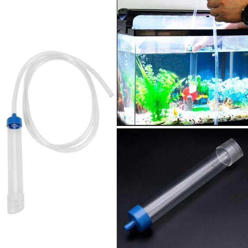 Aquarium Gravel Cleaner Siphon Hose Manual Water Changer for Small Fish Tanks image 7