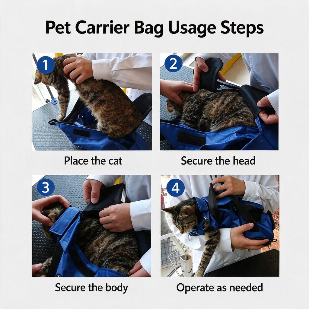 Orange 55x27cm Collapsible Cat Travel Bag Breathable Pet Carrier Handbag…, 55 × 27cm image 8