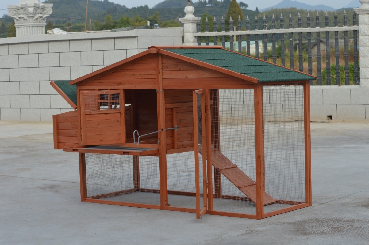 YES4PETS XL Chicken Coop Rabbit Guinea Pig Hutch Ferret Hen House image 3