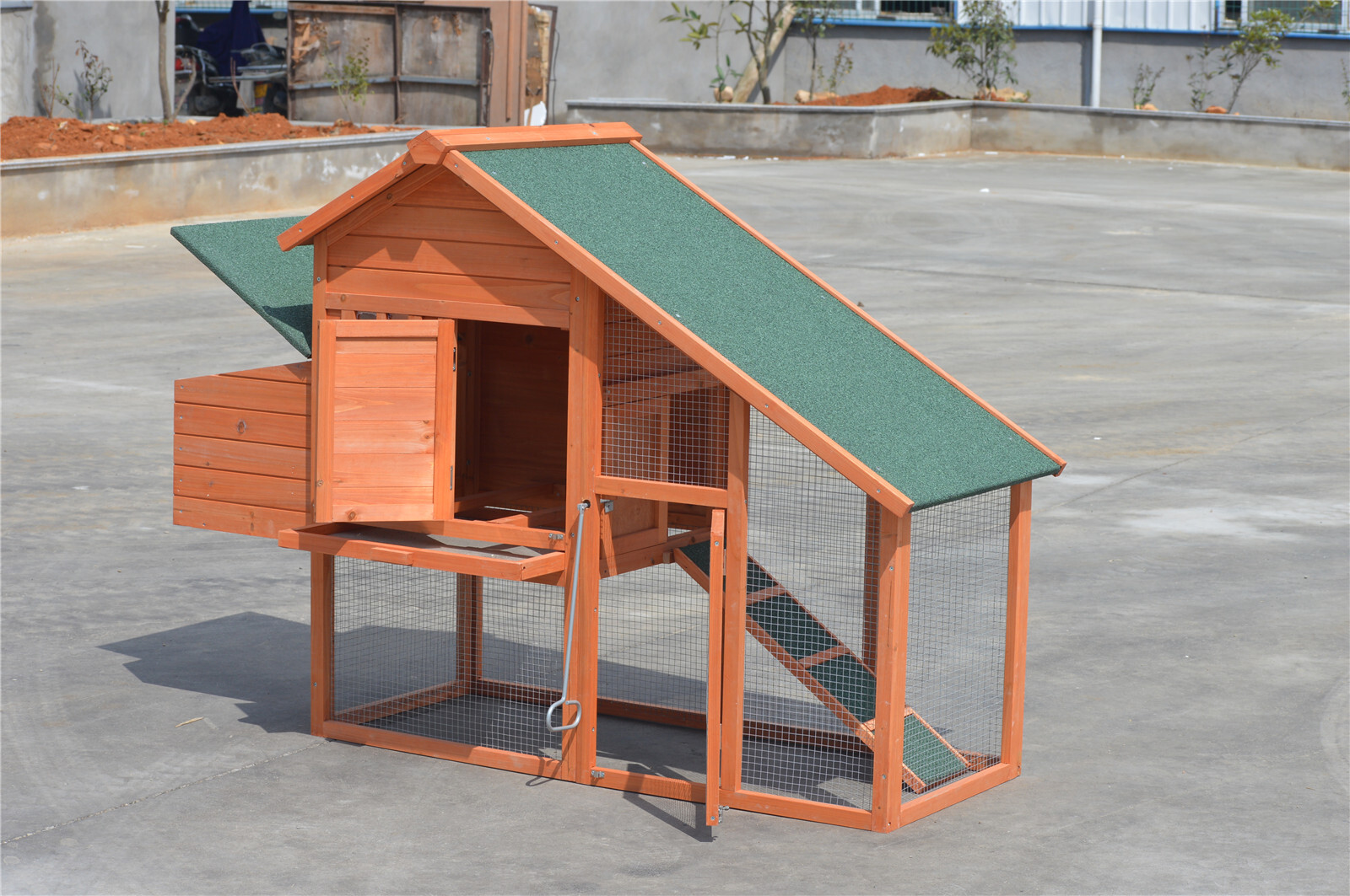 YES4PETS Large Chicken Coop Rabbit Hutch Ferret Cage Hen Chook Cat Kitten House image 5