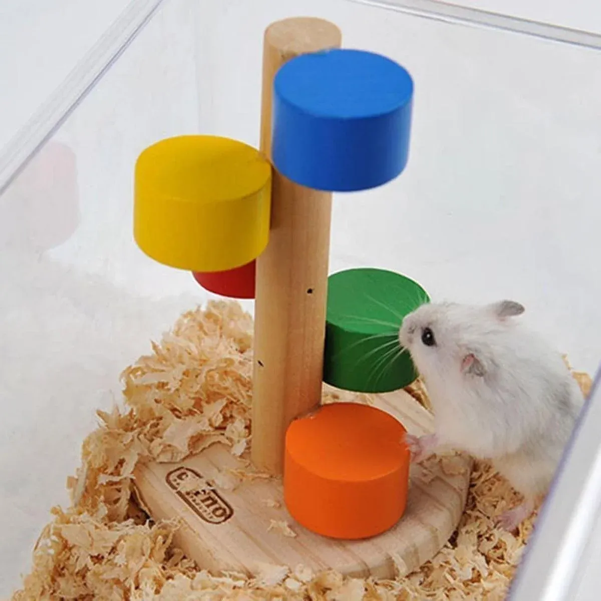Hamster Toys Colorful Cloud Ladder Climbing Exercise Play Stairs for Cage image 5