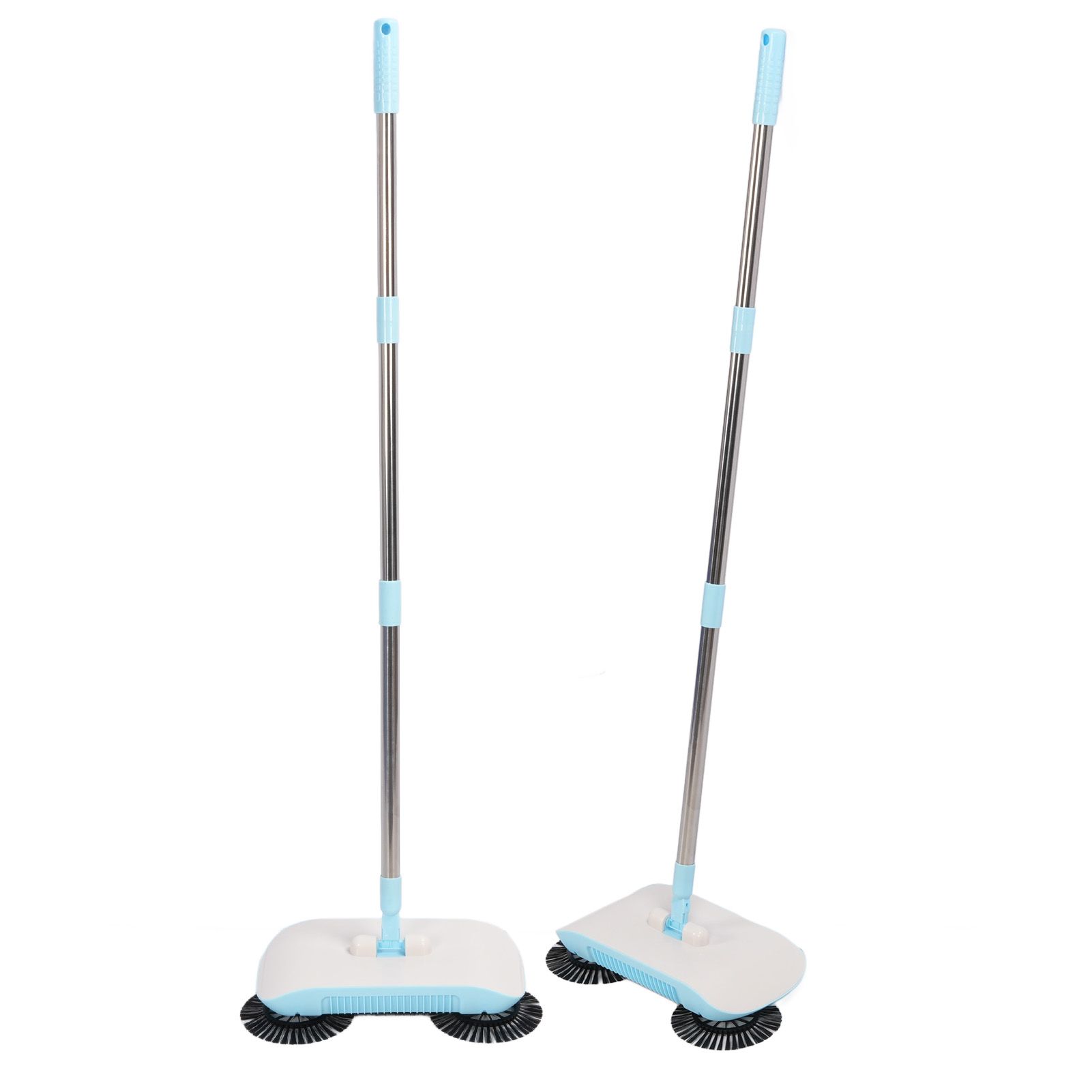 2 in 1 Hand Push Floor Sweeper Stainless Steel 180 Degree Rotating Hard Floor Mopping… image 12
