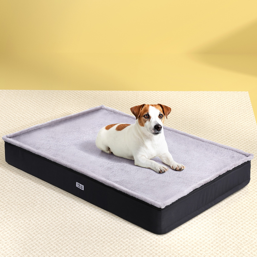 i.Pet Pet Bed Dog Cat Large Calming Soft Sofa Foam Cushion Washable Cover Grey image 7