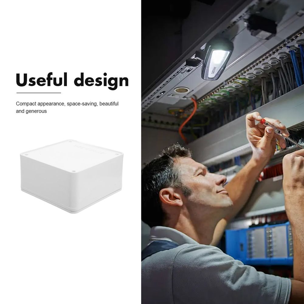 White PVC Electrical Junction Box image 3