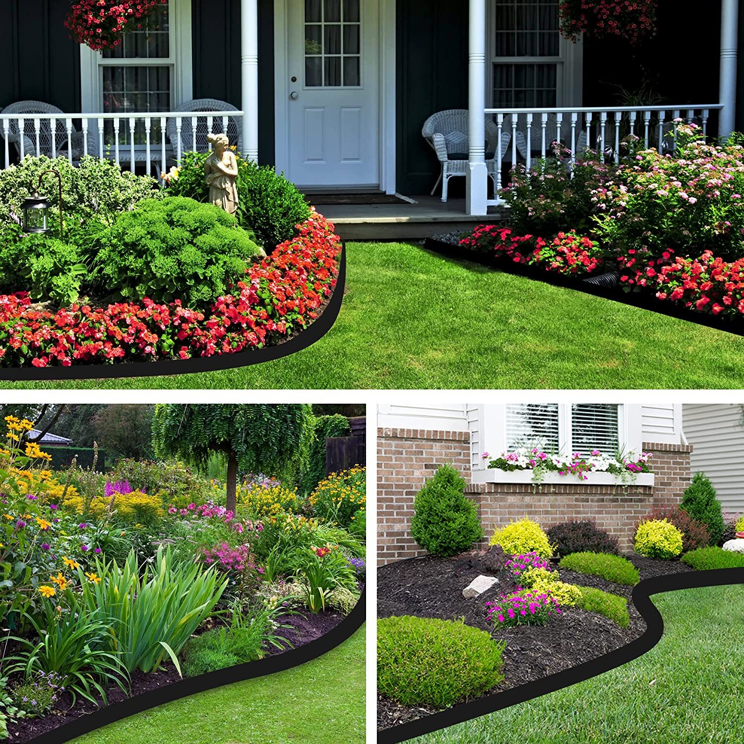 10M Fence Landscape Garden Lawn Edging Border Flexible Plant Grass Barrier image 7