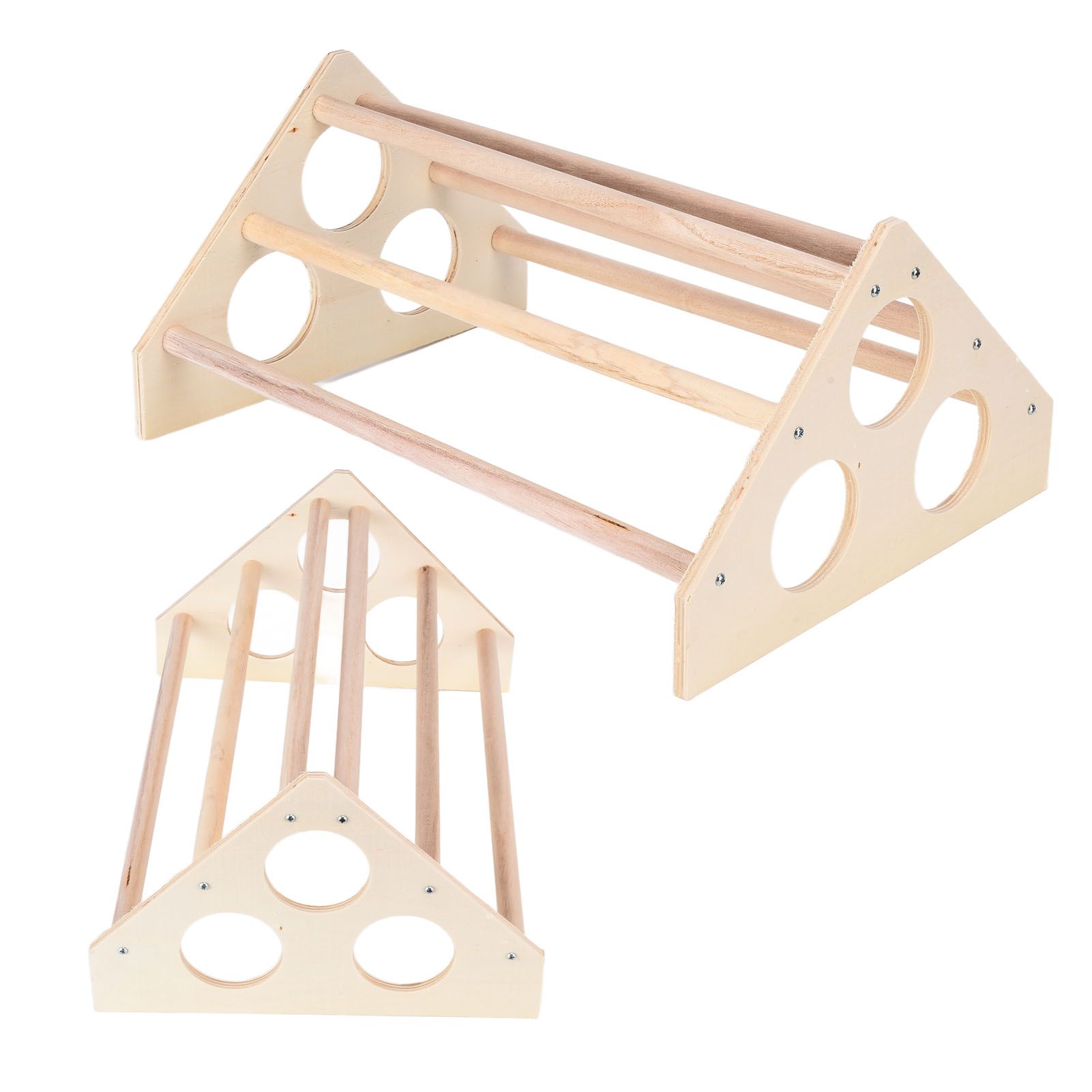 Pet Chicken Wood Stand Hand Made Small Chicken Roost Rack for Poultry House Home Farm image 4