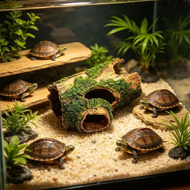 Artificial Tree House for Reptile Hide