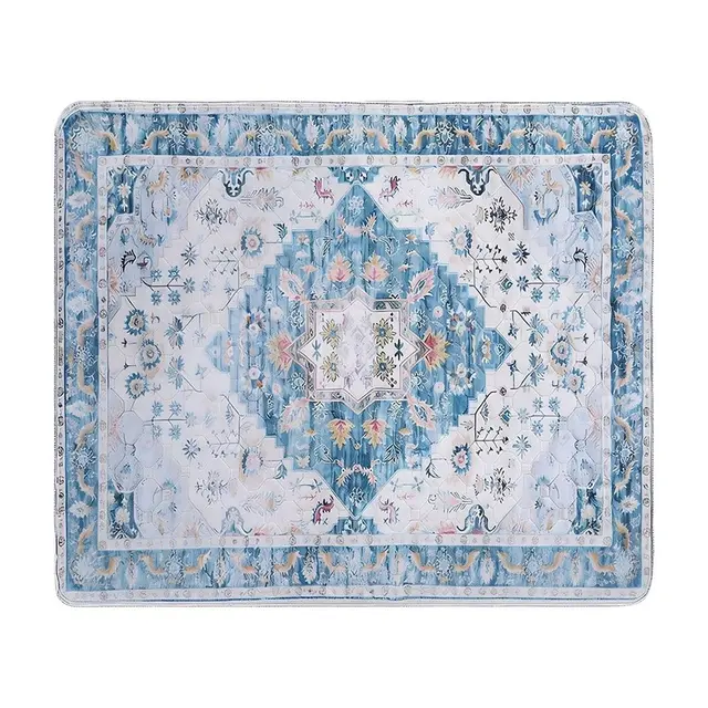 Navy S Navy Bohemian Washable Pet Changing Pad 23.6X17.7 Inch Waterproof Pee Pad For…