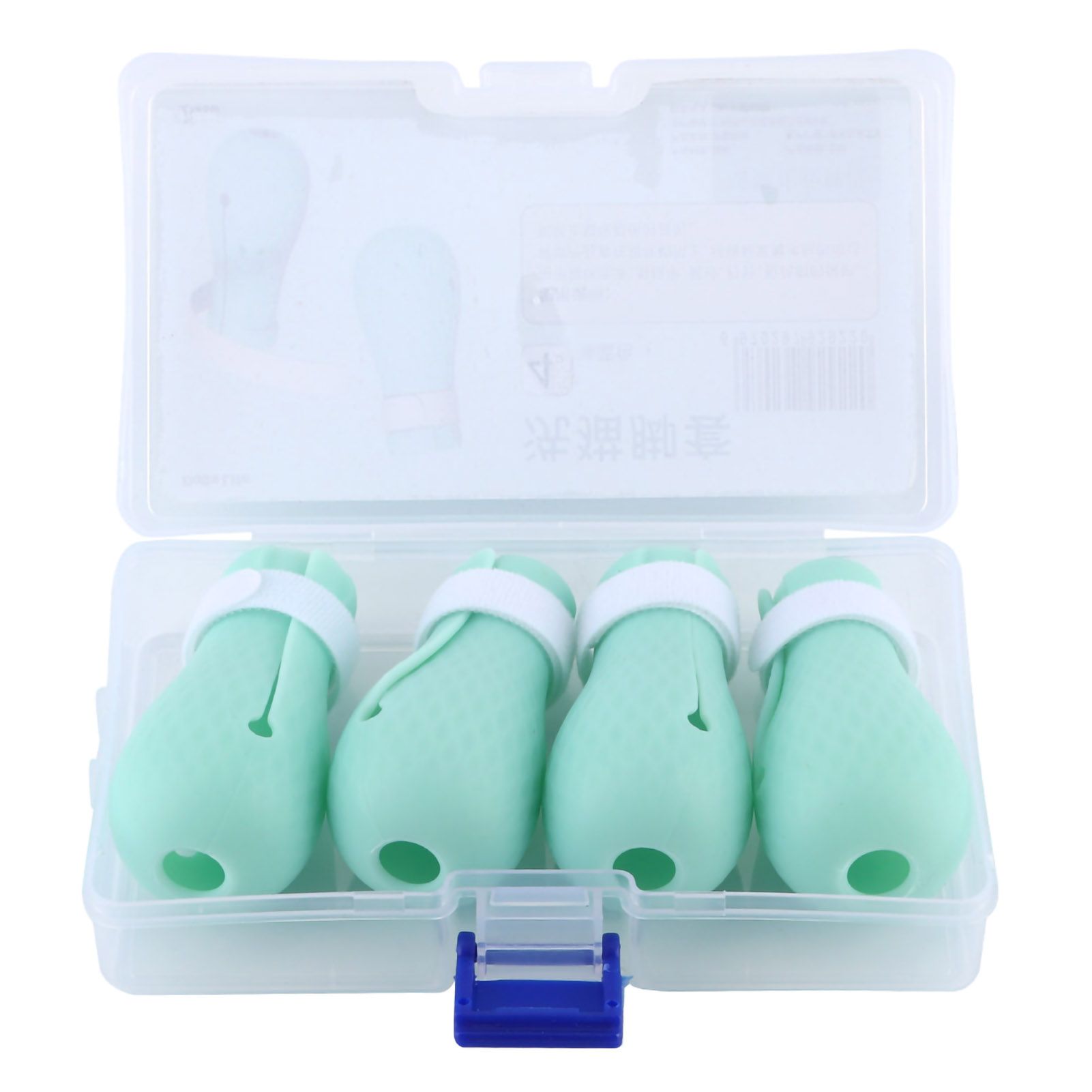 4Pcs Set Silicone AntiScratch Pet Cat Paw Protector for Bathing Barbering Grooming… image 2