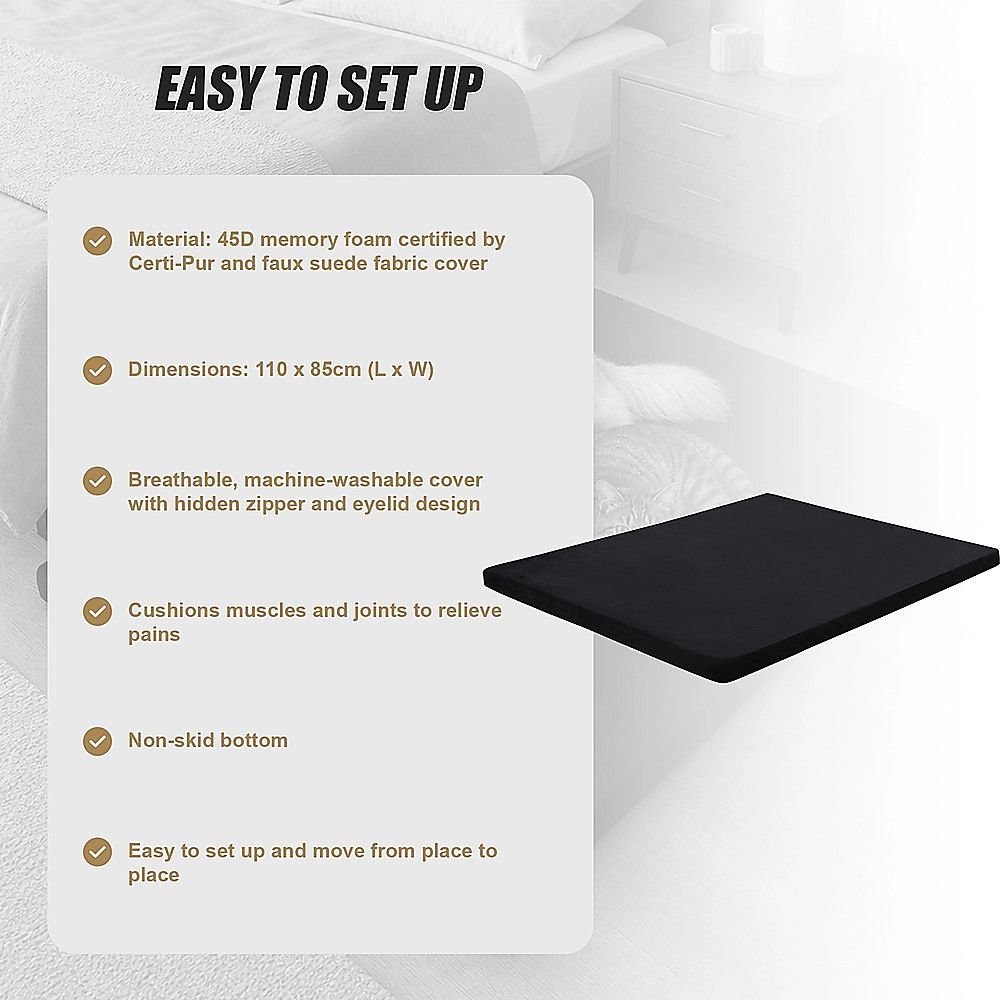 110CM XL Pet Bed Mattress Dog Cat Memory Foam Pad Mat Cushion image 11