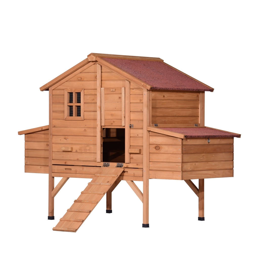 YES4PETS XXL Chicken Coop Rabbit Hutch Cage Hen Chook House image 2