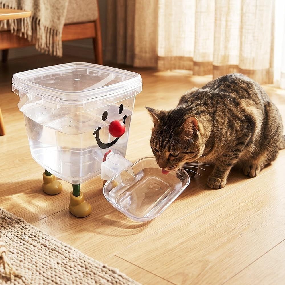 Automatic Pet Water Dispenser Gravity Flow Non-Electric Portable Cat Water Fountain… image 4