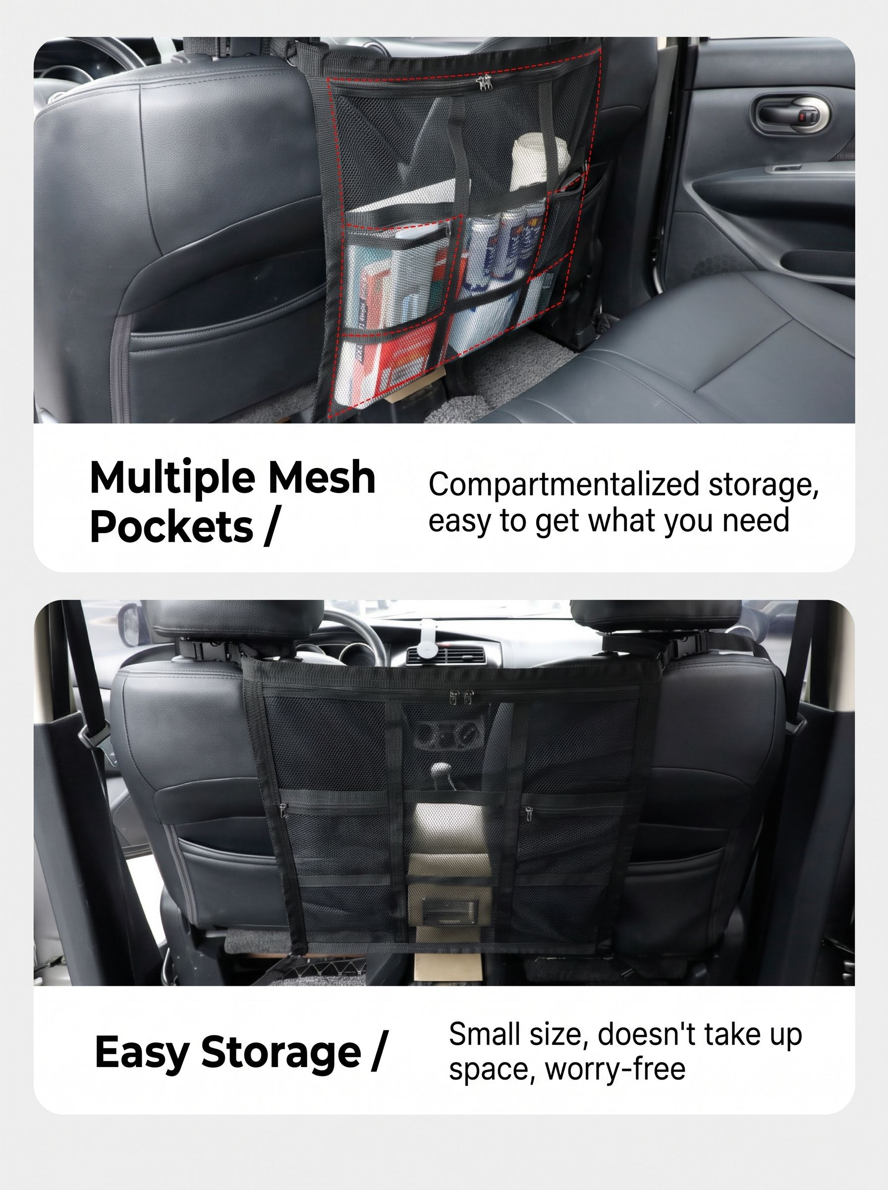 Car Pet Barrier Net for Front Seat Gap image 13
