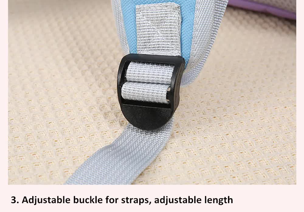 Blue And Purple Portable Pet Carrier Backpack - Spacious image 9