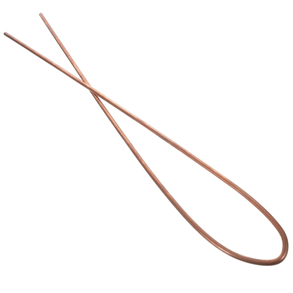 Copper Round Rod with Rose image 4