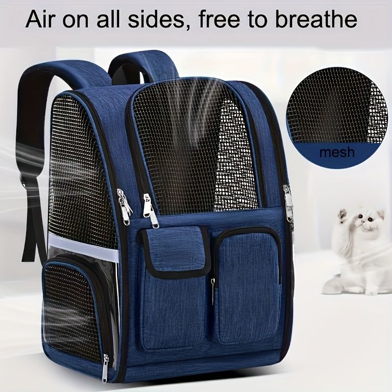 Dog Carrier Backpack Pet Transport Bag Travel Accessory For Dogs Dog Supplies - Red… image 8