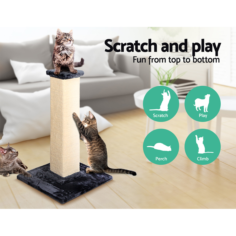 i.Pet Cat Tree 92cm Scratching Post Tower Scratcher Wood Condo Bed House Trees image 6