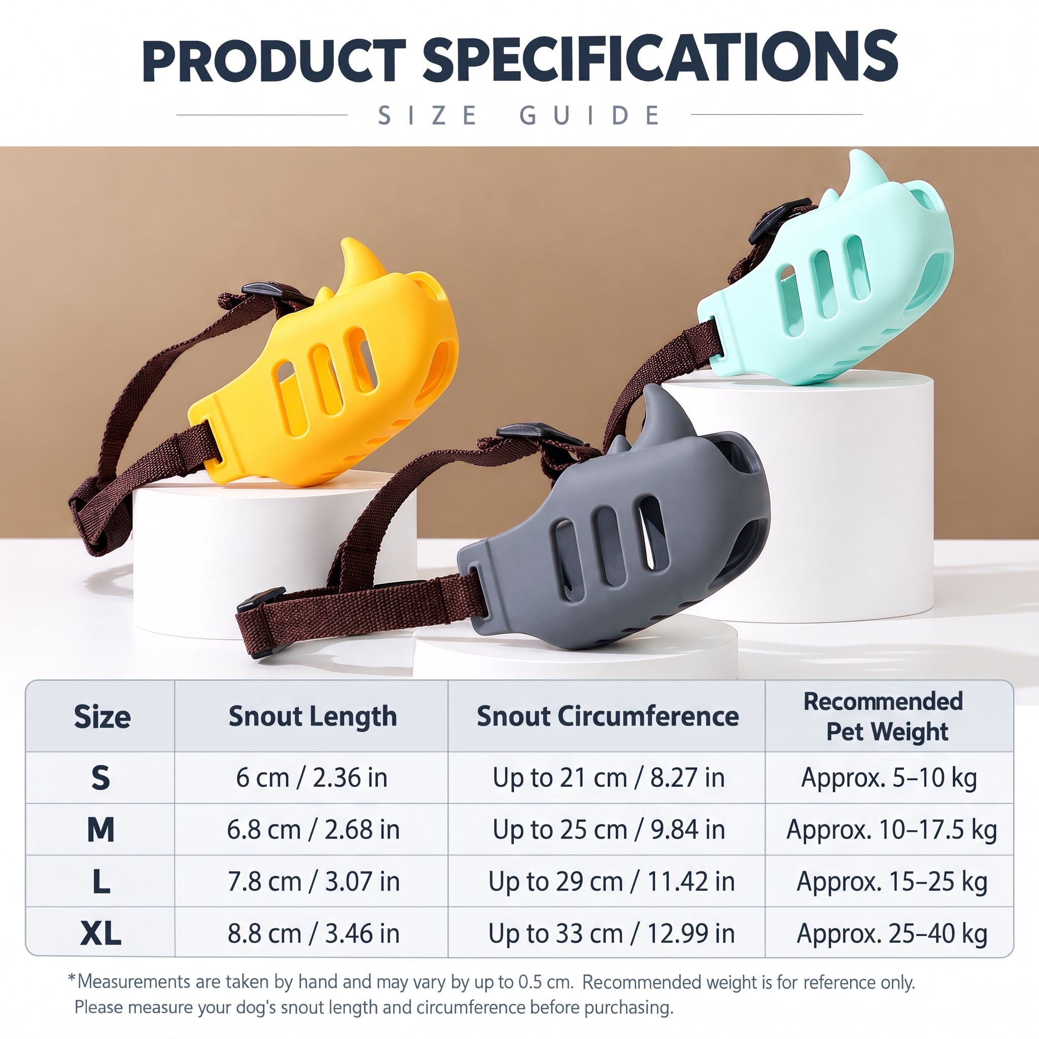 Soft Silicone Rhino Design Dog Muzzle with Adjustable Straps image 3