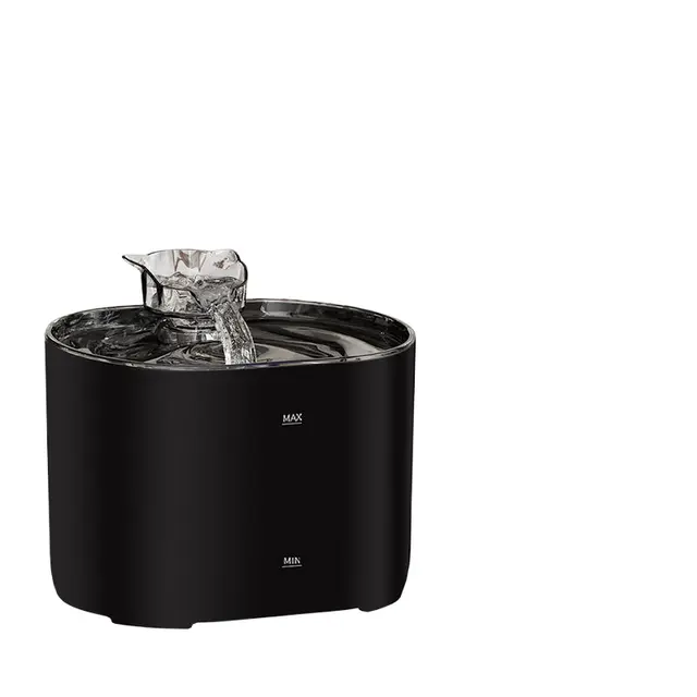 Black pet automatic water dispenser plug-in standard version [including certified…