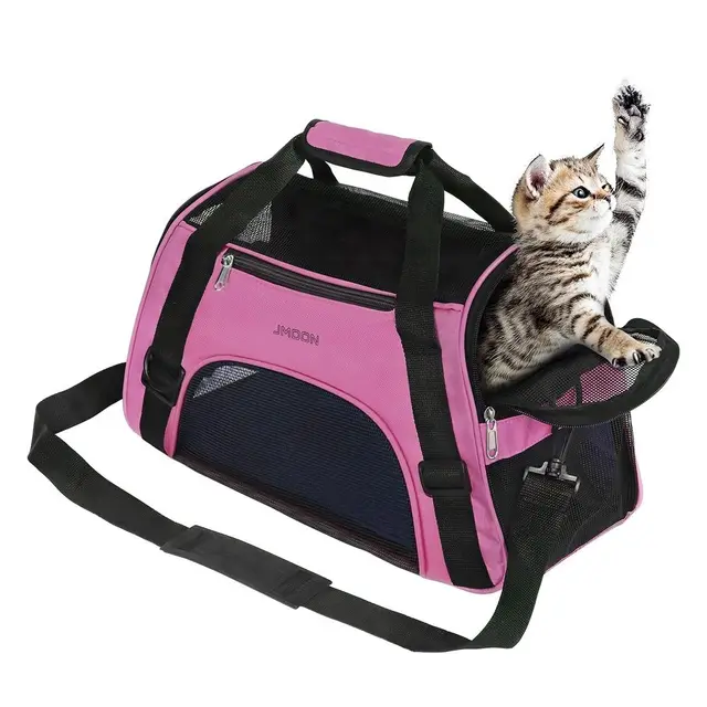 Soft-Sided Airline Approved Pet Carrier Bag, Medium