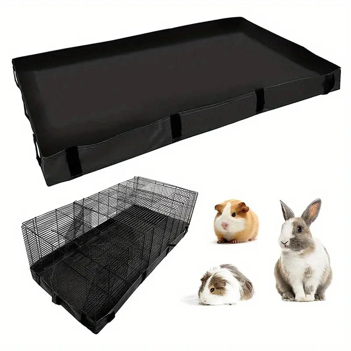 Waterproof Small Pet Crate Sump Cover Dirt Resistant Mat Easy to Clean Protector - Black image 14