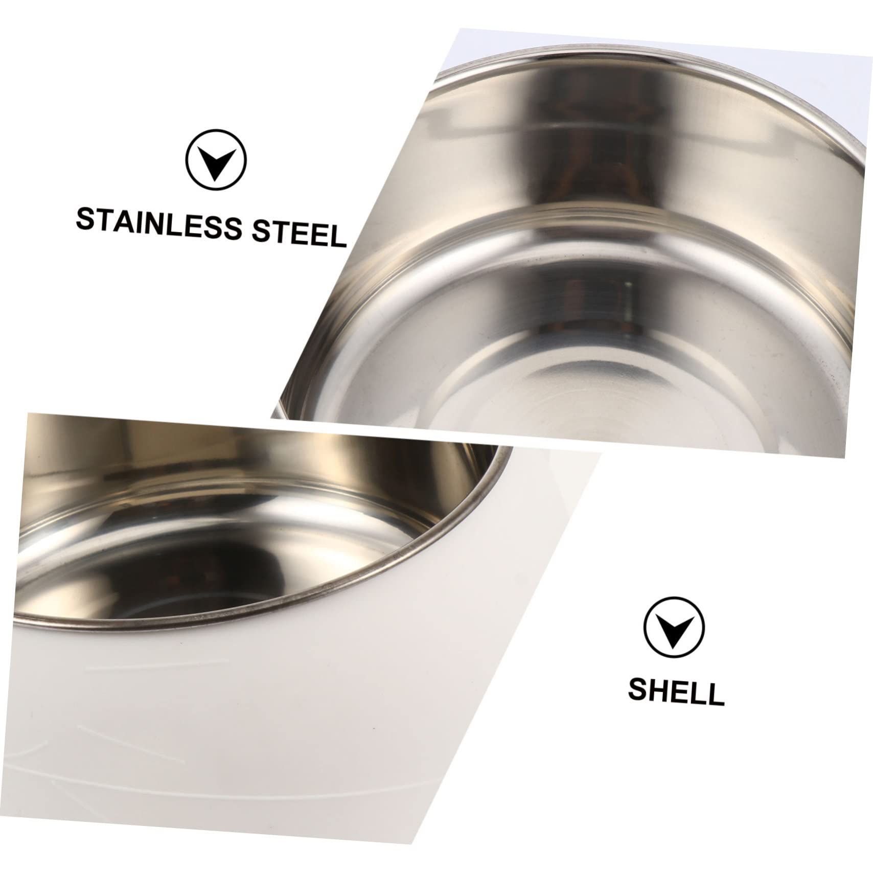 Stainless steel cat bowl – elevated pet bowl image 4