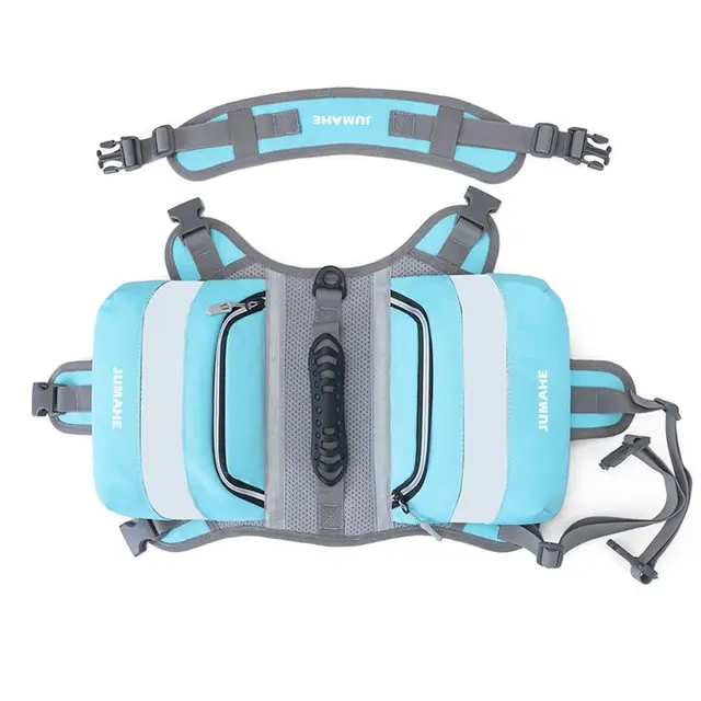 Blue Dog Backpack Harness for Medium to Large Dogs - Tactical Vest with Saddlebags…
