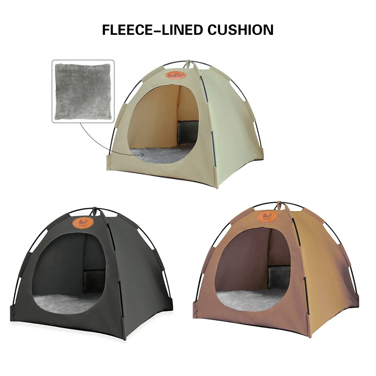 Folding Camping Pet Tent for Cats Puppy Bed Indoor Cat Nest Dog Cave Style House… image 10
